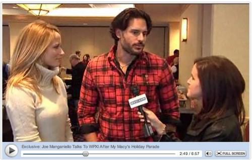 Dans les coulisses avec Joe Manganiello chez Macy's Holiday Parade
