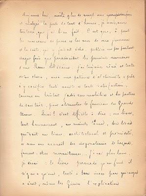 Mallarmé : Autobiographie, lettre à Verlaine.