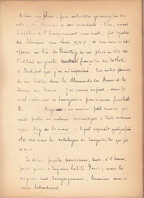 Mallarmé : Autobiographie, lettre à Verlaine.