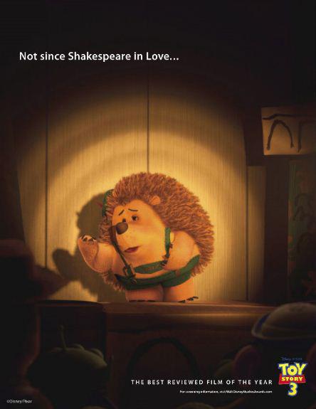Toy Story 3 ... Oscar du meilleur film en 2011