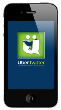 UberTwitter client Twitter sur Blackberry, maintenant sur iPhone...