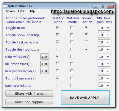 [Logiciel] Personnaliser des actions sur votre PC avec System Silencer
