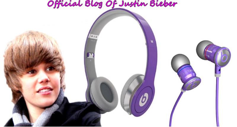 Justin Bieber : Des écouteurs à son effigie !