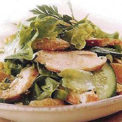 Salade au poulet grillé