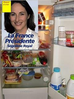 Ségolène Royal a sorti sa candidature du frigo...