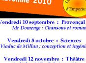 Emporium, programme trimestriel