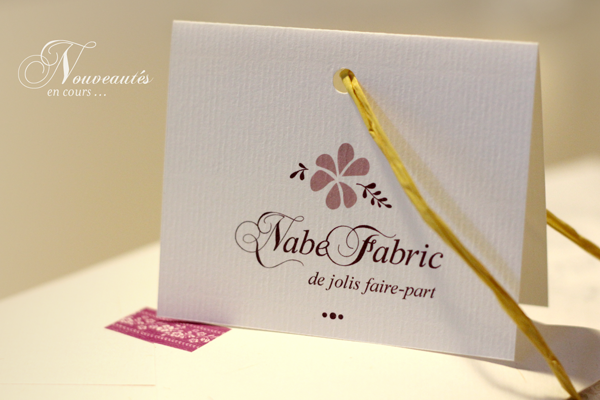 Nouvelle identité Nabefabric