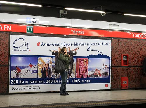 A Milan, Crans-Montana prend le métro