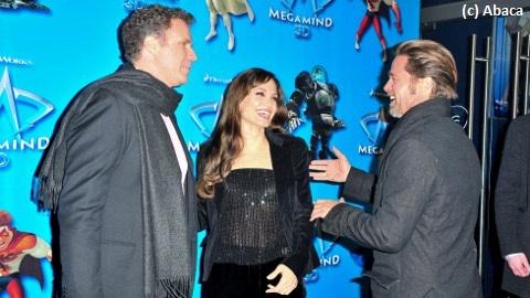 Photos ... Les Brangelina, Kad et Gad lancent Megamind à Paris