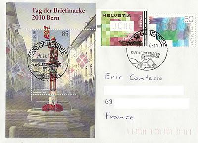 Journée du timbre 2010 en Suisse