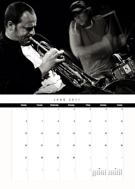 Jazz Calendar 2011 by Juan Carlos Hernandez
