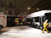 neige fait encore dégâts dans rues Genève!