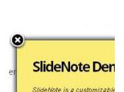 SlideNote plugin jQuery