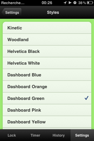 Test de l’application ‘Kinetic’ pour iPhone