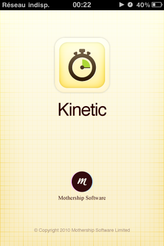 Test de l’application ‘Kinetic’ pour iPhone