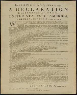 4th July 1776