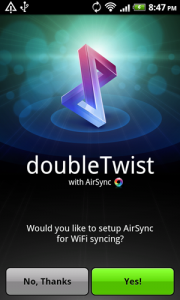 doubleTwist apporte la synchronisation iTunes via le réseau sans fil sur vos smartphones Android