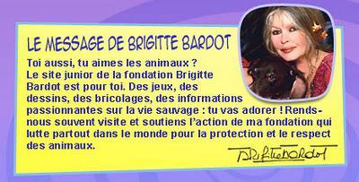 Fondation Brigitte Bardot: Abonnez gratuitement votre enfant à l'Info Journal Junior.