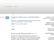 Twitter Status allo problème