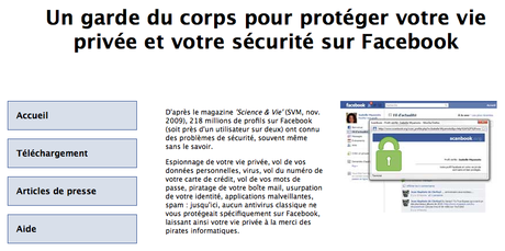 Scanbook pour protéger votre vie privée et votre sécurité pour Facebook