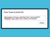 Envoyez petits cadeaux Twitter pour fêtes