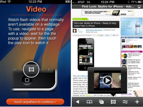 Skyfire, le navigateur iPhone lisant les vidéos Flash, de retour sur l’AppStore