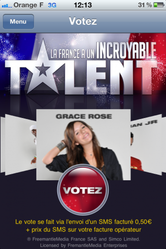 Mise à jour pour l’application M6 : possibilité de voter en direct au cours de certaines émissions !