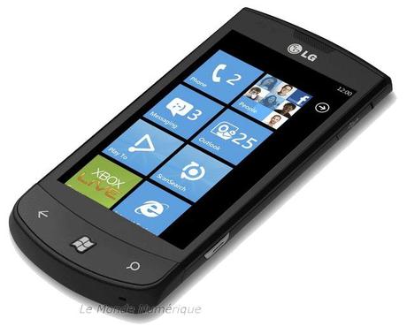Test du smartphone LG Optimus 7 sous Windows Phone 7