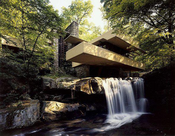 La villa du jeudi - FallingWater house - Frank Lloyd Wright