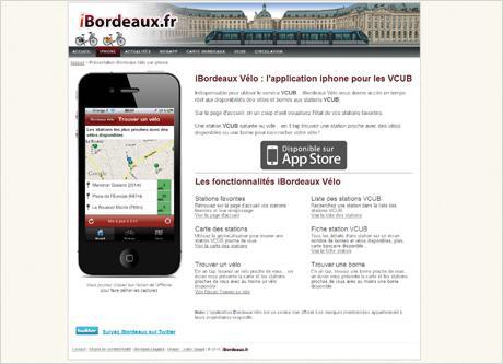 iBordeaux Vélo – Application iPhone