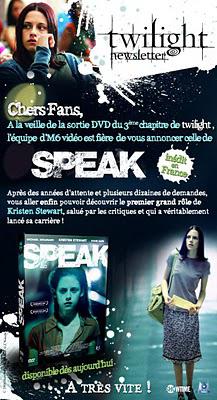 Découvrez Kristen Stewart dans le film Speak - À Lire