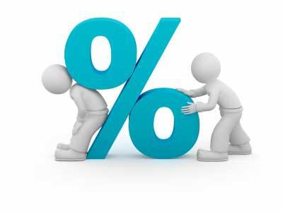 Pourcentage2 Taux crédits immobilier novembre 2010   record battu