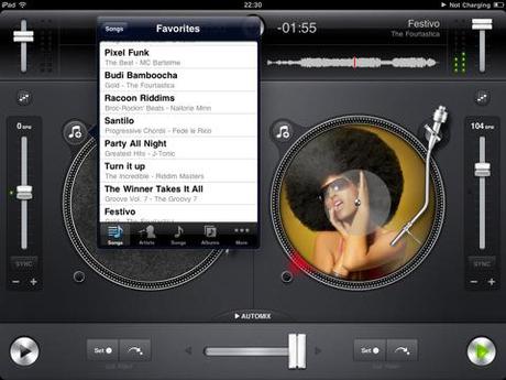 [iTunes] Djay sur l’iPad, ca secoue !!