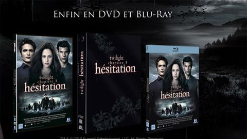 Twilight Chapitre 3 Hésitation ... sortie du DVD/Blu-Ray aujourd'hui