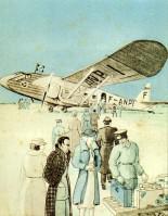 Illustration intérieure de L'Âge d'Or de l'Aviation