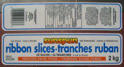 Sunspun - Tranches ruban - Fromage suisse fondu