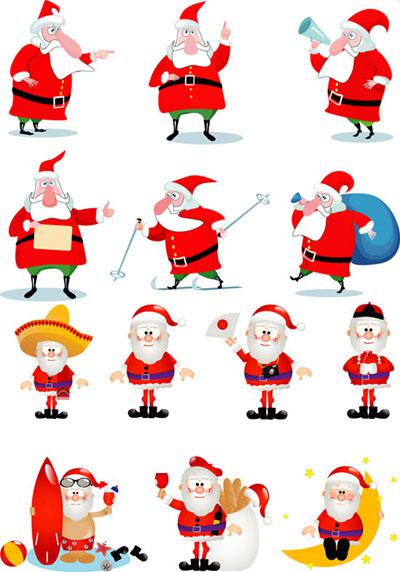 Vector père noel