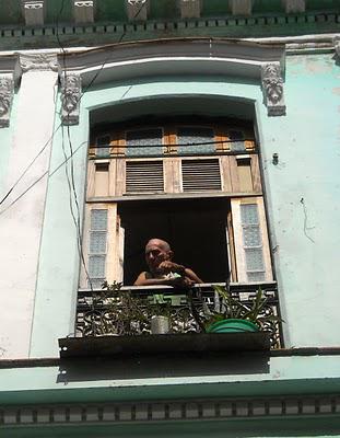 Cubains sur balcons