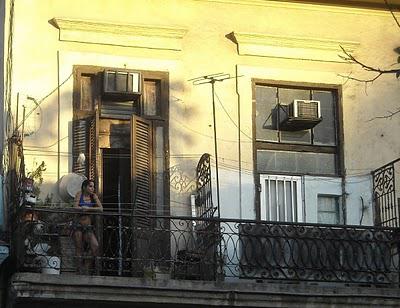 Cubains sur balcons