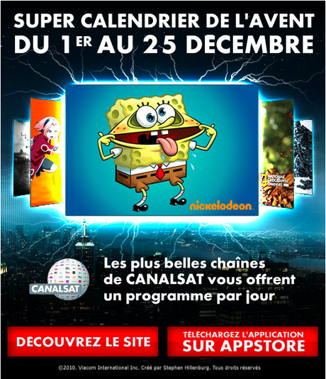 Calendrier de l’avent version CanalSat