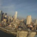 La ville de New York vue du haut d’un modèle réduit