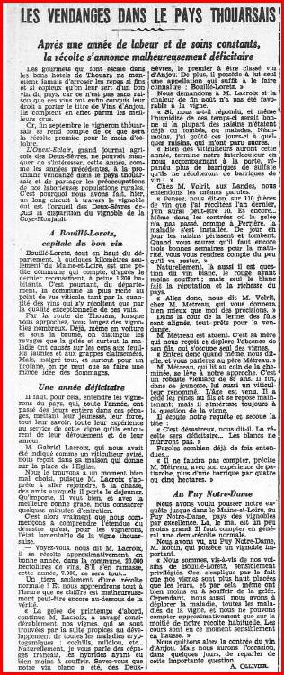 VU dans L'OUEST-ECLAIRPUBELECTIONS LÉGISLATIVES PUB