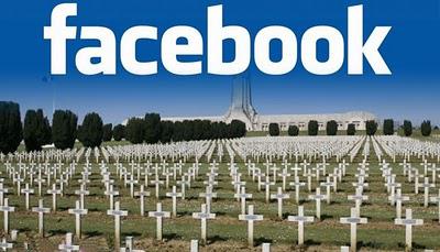 Immense cimetière pour utilisateurs de Facebook.
