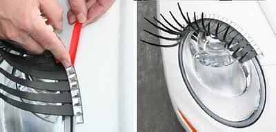 Des faux-cils pour votre voiture