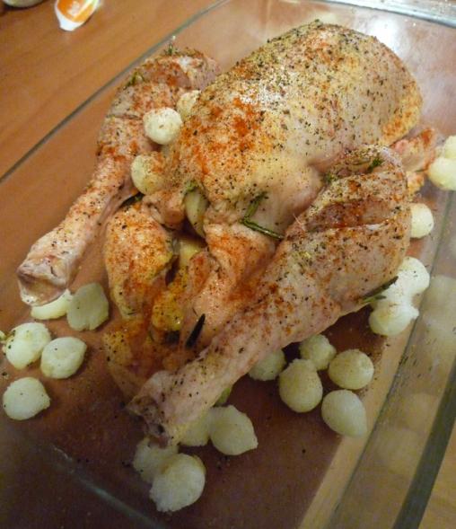 Le poulet rôti du dimanche et ses pommes-de-terre au romarin