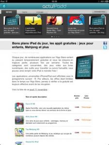 L’application iPad/iPhone de iPadd.fr est disponible !