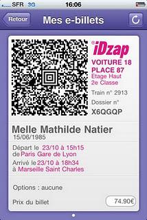 iDTGV : 4ème appli iPhone de la SNCF