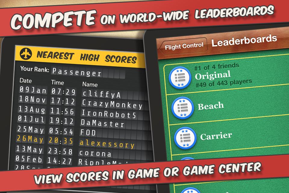 [iTunes] Mise a jour de Flight Control, avec un mode Multijoueurs avancé!