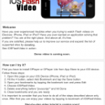 iOsflashVideo2 iOSFlashVideo: Lire des videos Flash sur votre iPhone sans jailbreaker !