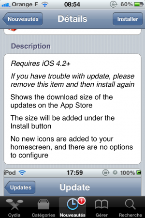 AppStore Updates Size 1.0-1
